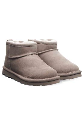 BEARPAW Shorty Damen Winterstiefelette Lammfellstiefel Boots 2860W Cinder