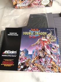 Double Dragon 2: The Revenge Nintendo NES completo CIB testato autentico!