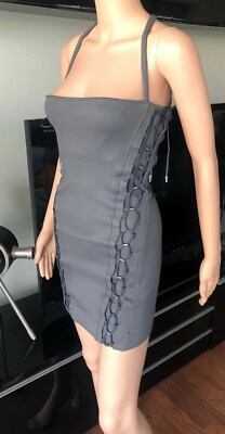 gucci inspired bodycon dress Gucci Black Cutout Mini Silk Dress