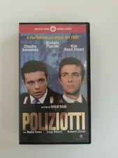 POLIZIOTTI - VHS CECCHI GORI HOME VIDEO CON AMENDOLA,PLACIDO E ROSSI STUART 