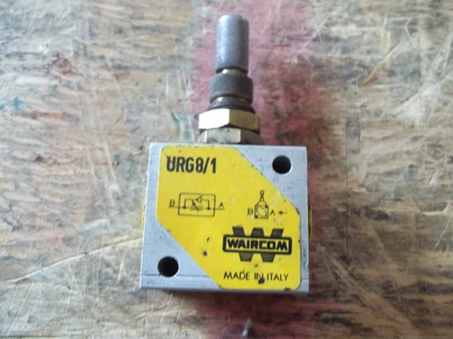 NEW WAIRCOM URG8/1 PERCISION PNEUMATIC ONE-WAY FLOW CONTROL VALVE PORT 1/8" NPT
