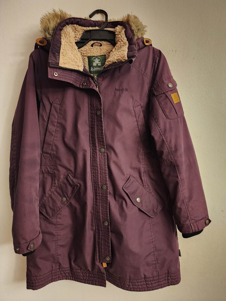 Kamik Purple womens Coat size Large Parka