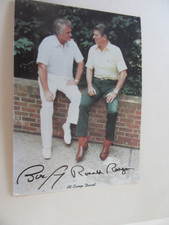President Ronald Reagan & Senator Bill Young-Bush Campaign Postcard-SEE REVERSE