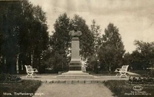 1929 Bust of Curry Treffenberg Sweden RPPC Photo Postcard