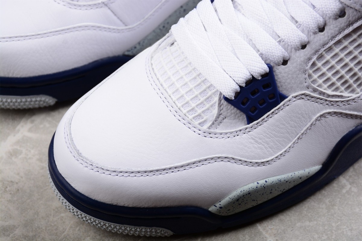 Nike Air Jordan 4 ホワイト/ネイビー Jordan 4 Retro Midnight Navy Men's - DH6927-140 - US