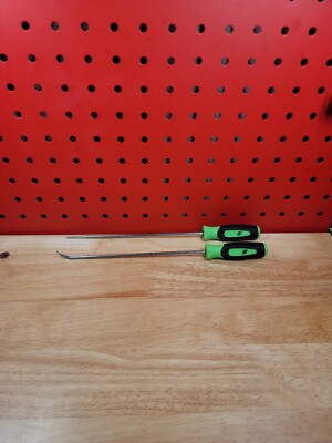 Snap-on GREEN Soft Grip 45° + Straight Tip Long Picks SGL3ASH45C SGL3ASAC