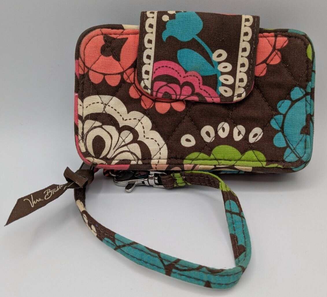 Vera Bradley Lola Quilted Wristlet Retired 2014 All In One   