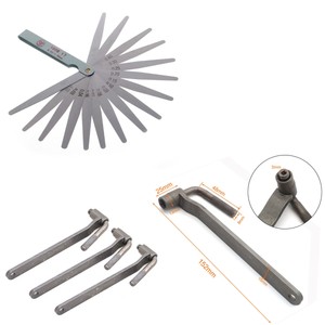 Motorcycle Engine Valve Adjustment Tool Valve Screw Wrench 8 9 10mm Feeler Gauge Ebay