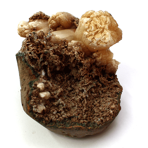 278,7 g Estilbita Natural y Apofilita con Calcedonia en Matriz Decoración Mineral - Imagen 13 de 14