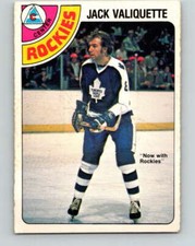 (HCW) 1978-79 O-Pee-Chee #391 Jack Valiquette NHL  Rockies 8690