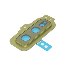 Back Rear Camera Lens W/ Frame Replacement Part for Samsung S10e CANARY YELLOW