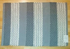 Project 62 - 24" x 36" Wool Stripe Scatter Rug Gray 