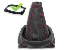 SCHALTMANSCHETTE FUR HYUNDAI SANTA FE 2000-2006 SCHALTSACK NAHT ROT + RAHMEN