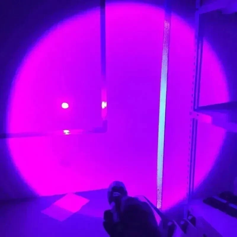 Lampe Torche de poche rechargeable LED UV blacklight Lumière noire Ultraviolet - Photo 3/4