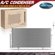 AC Condenser w/ Receiver Drier for Saab 9-2X 2005-2006 Subaru Impreza 2003-2007
