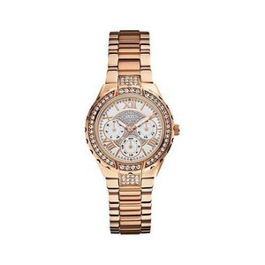Guess Women's Analogue Quartz Watch With Stainless Steel Strap W0111L3