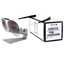 Spy 673186256235 Presidio Silver Matte Black Wire Frame Twilight Lens Sunglasses