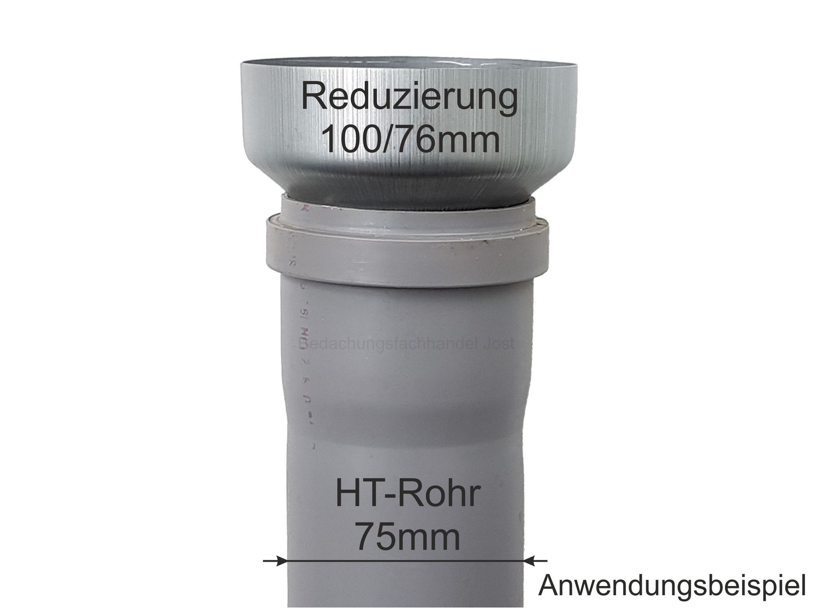 Fallrohr Reduzierung 100 75