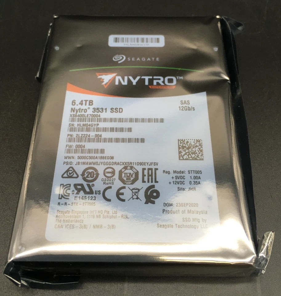 Seagate Nytro 3531 6.4TB Enterprise SSD 2200MB/s 2.5" SAS eTLC XS6400LE70004 NEW - Image 4 of 4