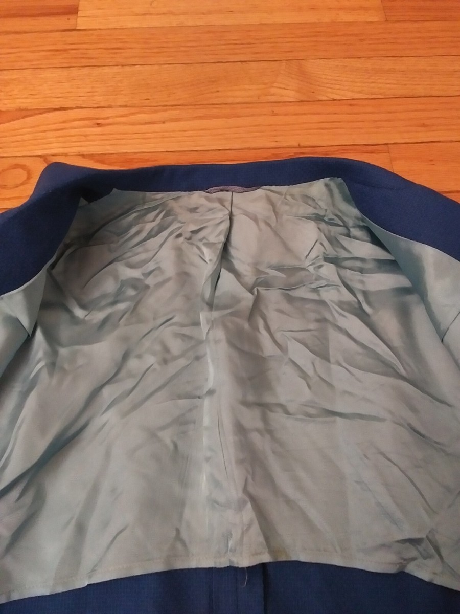 1960年代 コンポラスーツRatner California Clothes Ratner California Clothes Vintage 1970s Men's Blue Sport