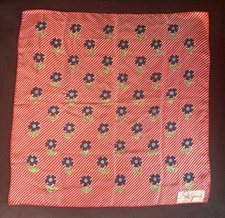 Vintage Schiaparelli silk square scarf
