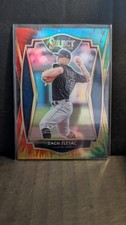 2021 Panini Select - Premier Zach Plesac #200 Scope Prizm Tie Dye 4/20