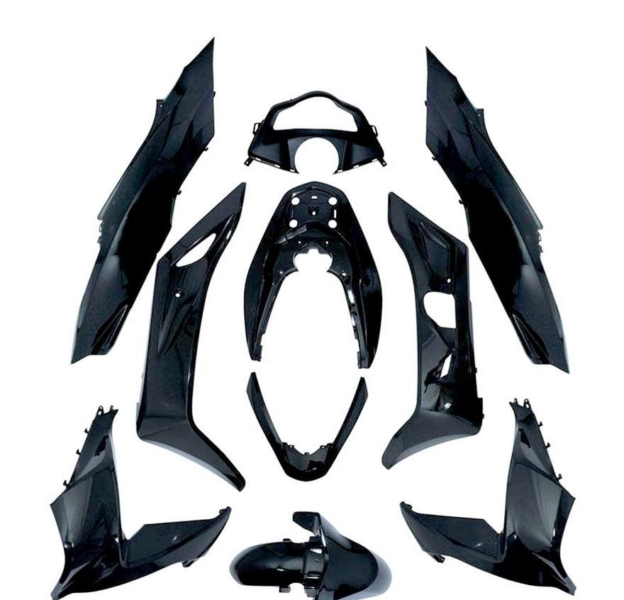 Kit carrosserie de rechange noir brillant pour scooter Honda de banlieue à Paris
