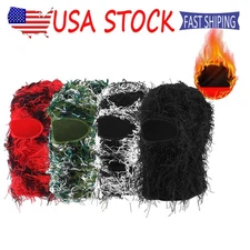 Winter Distressed Knitted Full Face Cover Warm Ski Mask Hat Balaclava Baclava
