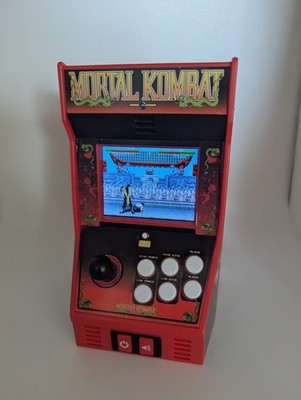 Mortal Kombat Mini Arcade Game Klassic LCD Tabletop Tested Works
