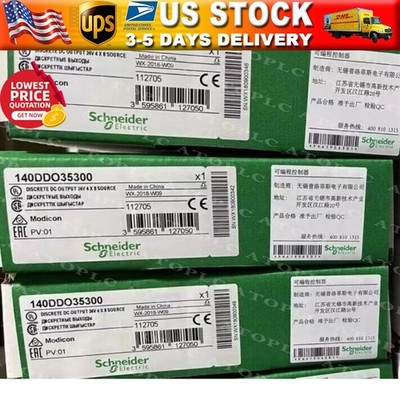 New In Box Schneider 140DDO35300 Modicon Quantum 24VDC Discrete Output Module