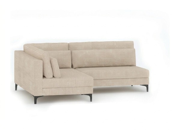 Beiges L-FöRmiges Ecksofa Modernes Stoffsofa Hochwertige Sofas Wohnzimmer-image