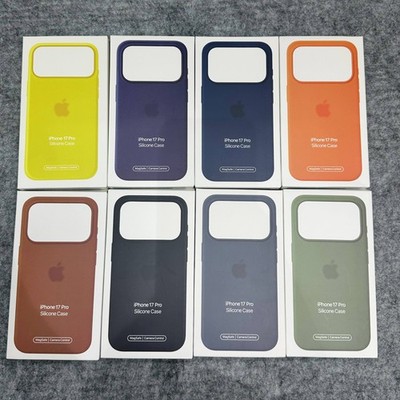 For iPhone 17 Pro Original  Silicone Magnetic Shockproof Case / Magsafe Cover