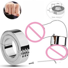 Men Ball Stretcher Weight Heavy Metal Stainless Steel Scrotum Ring Weight New