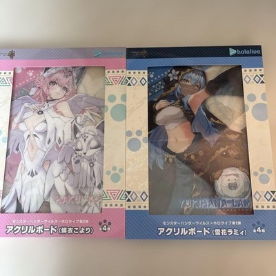 Monster Hunter Wilds x Hololive Acrylic Board Set Vtuber Character ArtBrand: M