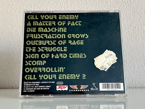✅ WARPATH • Kill Your Enemy • 1996 CD (Steamhammer SPV 085-18252 CD) Trash Metal - Bild 2 von 3