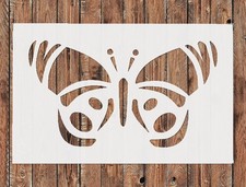 Reusable Butterfly Stencil Template - Floral Design for Wall Art DIY by Stenc