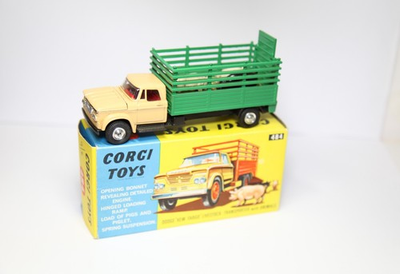 #ad Corgi 484 Dodge Kew Fargo Livestock Transporter In Original Box VERY NEAR MINT GBP 134.95