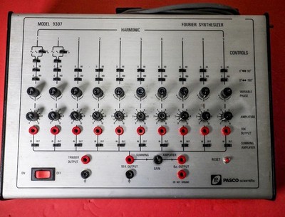 Pasco Scientific Model WA-9307A Fourier Synthesizer w/ Case - Tested, Working