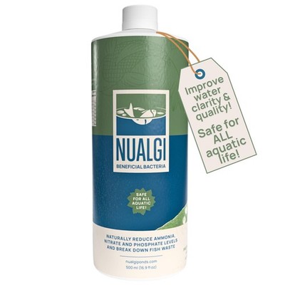 Nualgi 16.9oz Beneficial Enzyme Bacteria for Freshwater & Organic Ponds