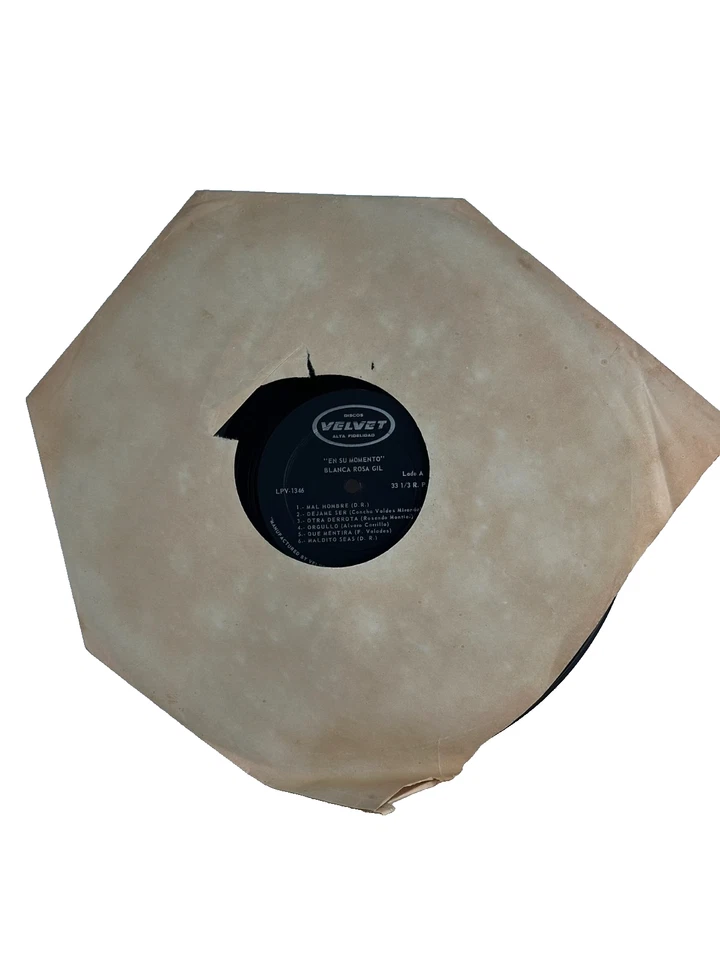 RARE Blanca Rosa Gil, Orquesta De Chucho Rodríguez – En Su Momento... LP - Image 3 of 4