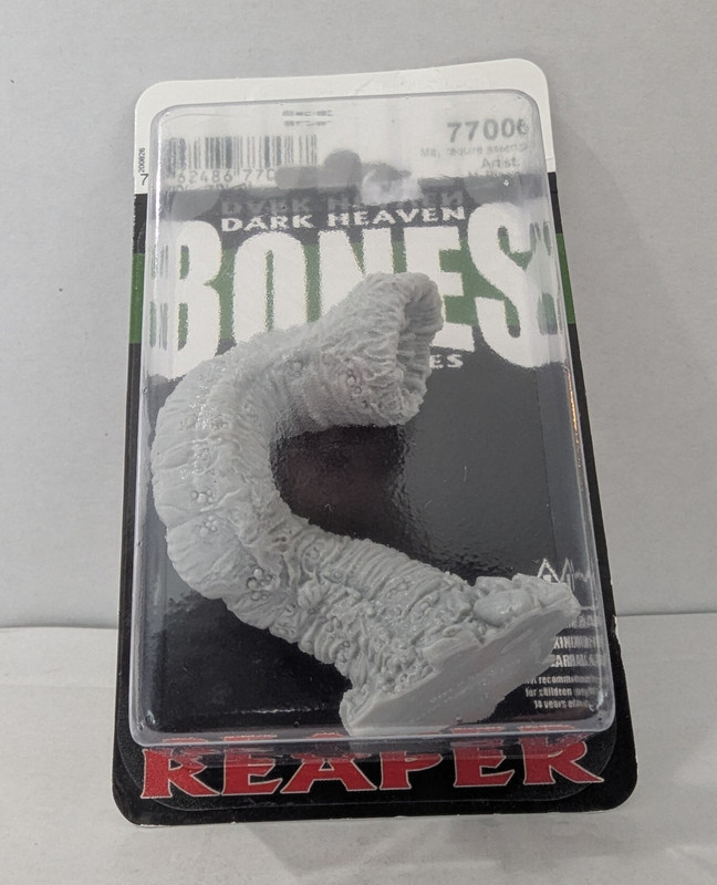 Reaper Dark Heaven Bones Sand Worm 77006 Unpainted Board Game/RPG Miniature New