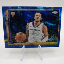 2025-26 Topps Chrome Sapphire Will Richard RC Rookie #287 Warriors