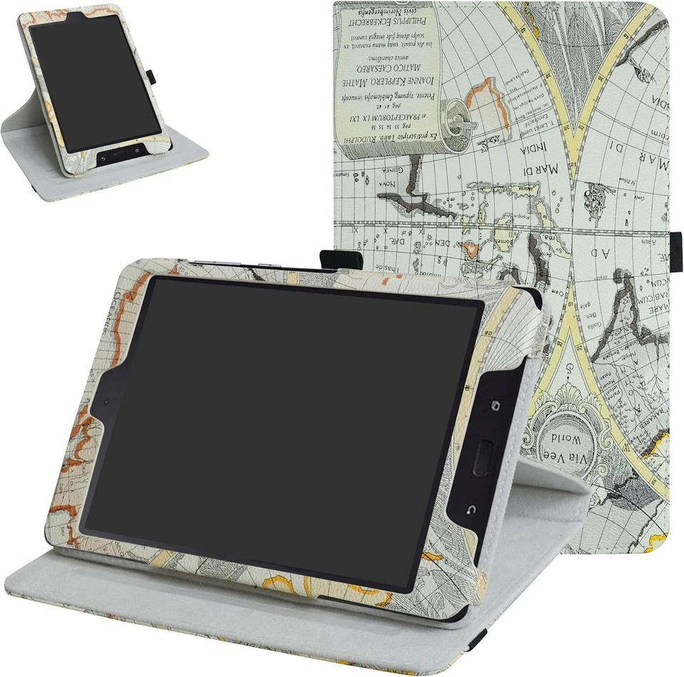 Funda Tablet Cuero 7.9" Soporte Giratorio Cubierta para Asus ZenPad Z8s Z8 ZT582KL Foto 3 de 4