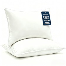 Ultra Soft King Size Pillows Set of 2 - Hotel Collection Luxury 100 Cotton C...