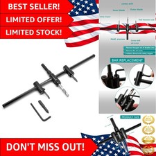 Adjustable Cutting Diameter Circle Cutter 30 to 300mm, High Speed Steel Tool