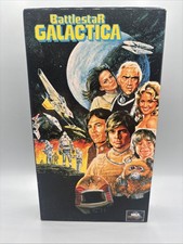 Battlestar Galactica (VHS, 1978) Vg Cond ~ Sci-Fi ~ Cylons~ Lorne Greene ~ Cult