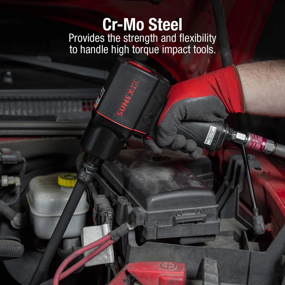 2504, 1/2 Inch Drive Impact Extension Set, 4 Piece, SAE, 3 Inch - 15 Inch, Cr... - Image 4 of 4