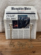NEWSPAPER PURSE! Faux Leather With Gold Color...