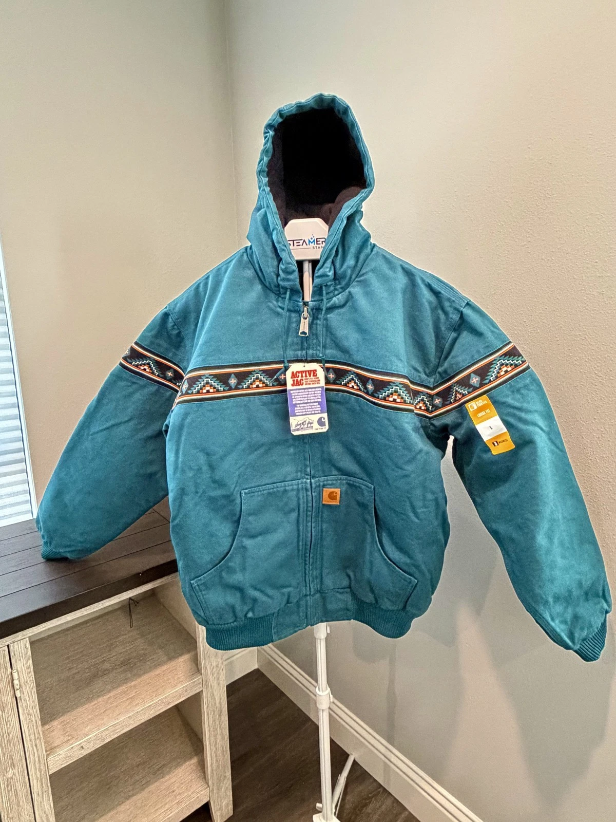 Limited Ed. Carhartt Montana Jacket 50th Anniversary Southwest Aztec Sz L NWT