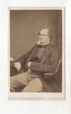 Earl Derby Portrait W Walker Sons Cavendish Square London c1860s CDV Photo